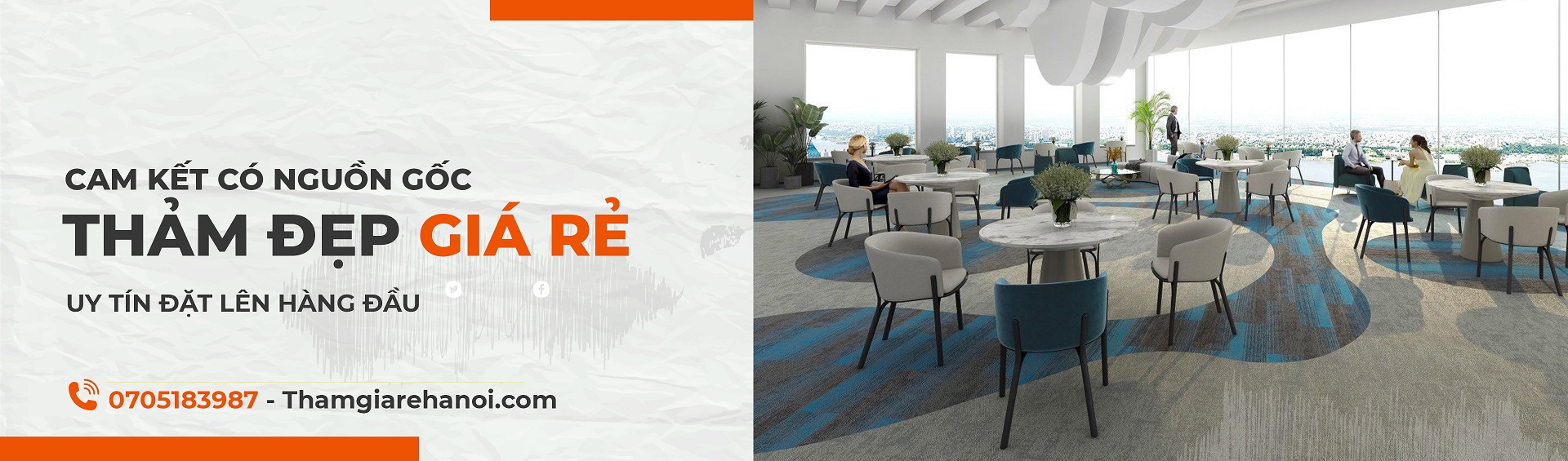 Thảm Giá Rẻ Hà Nội - Thi công thảm trải sàn văn phòng