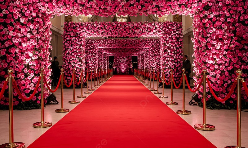 thảm nỉ sự kiện